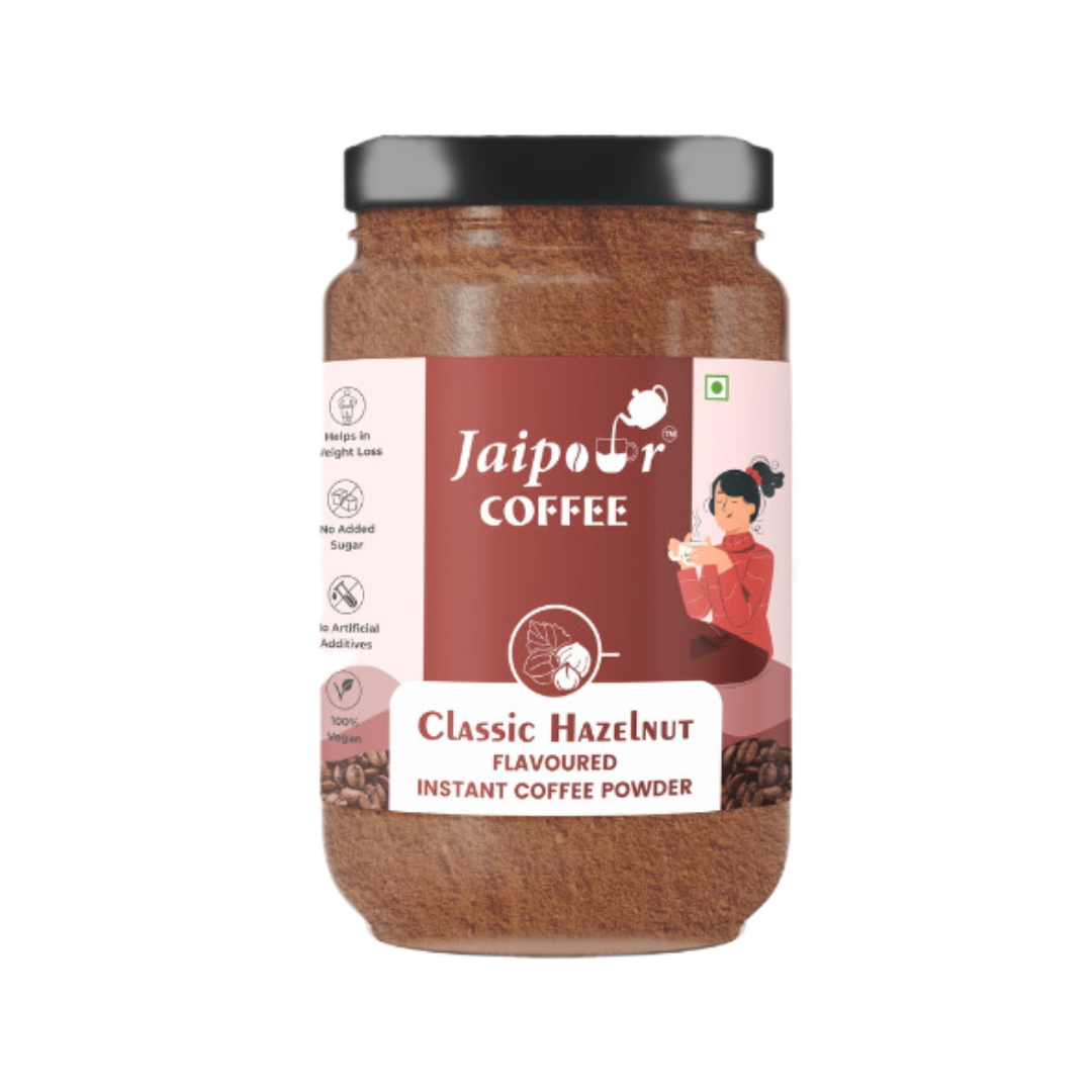 Hazelnut Flavoured Instant Coffee Powder | 60gm