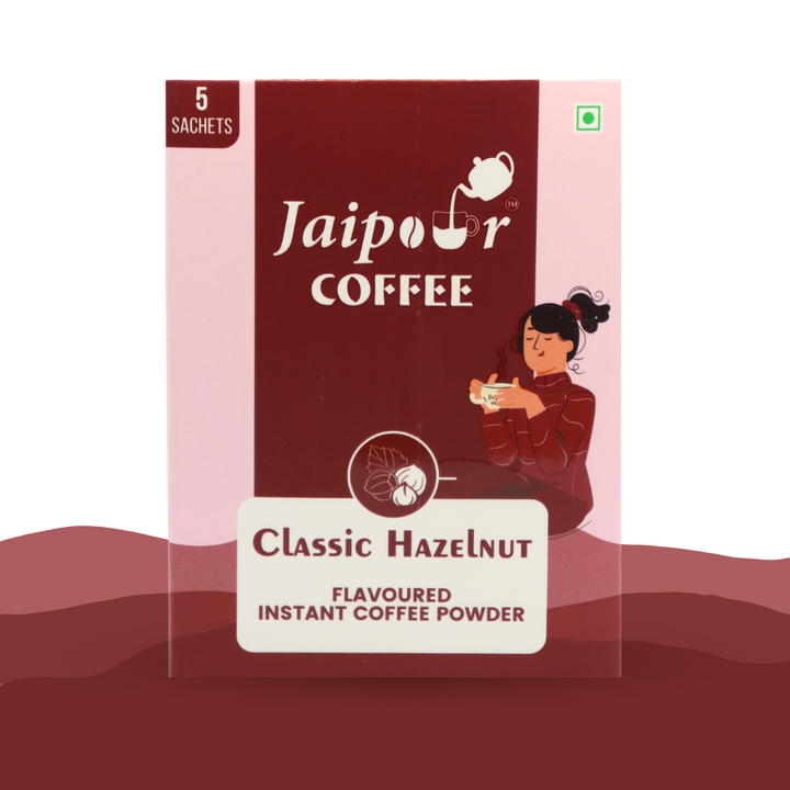 Hazelnut Flavoured Instant Coffee Powder | Pack Of 5 Sachet