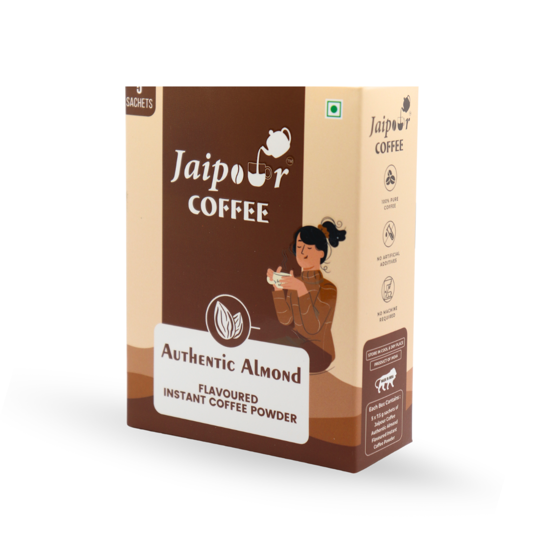 Almond Flavoured Instant Coffee Powder | Pack Of 5 Sachet