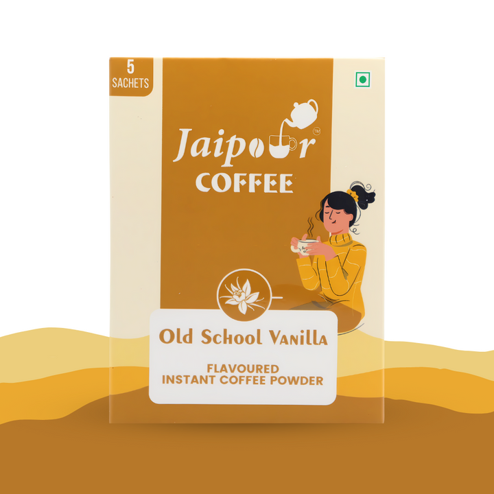 Vanilla Flavoured Instant Coffee Powder | Pack Of 5 Sachet