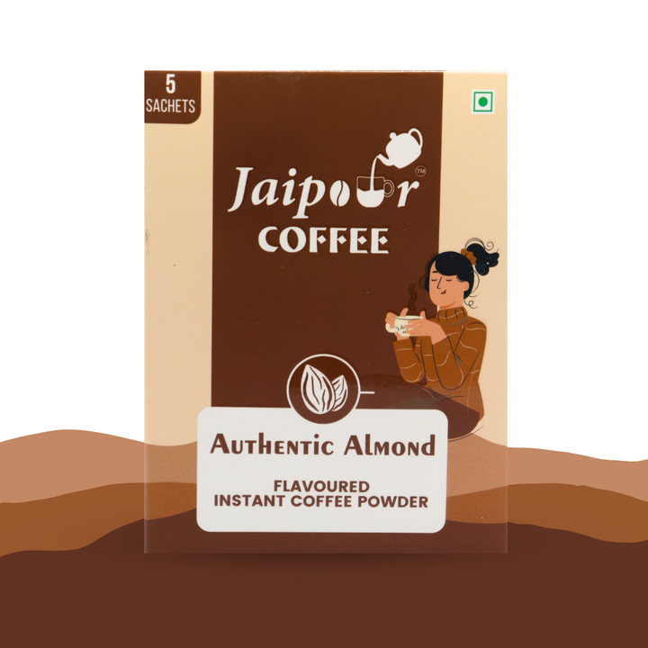 Almond Flavoured Instant Coffee Powder | Pack Of 5 Sachet