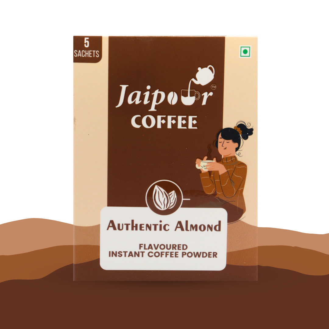 Almond Flavoured Instant Coffee Powder | Pack Of 5 Sachet