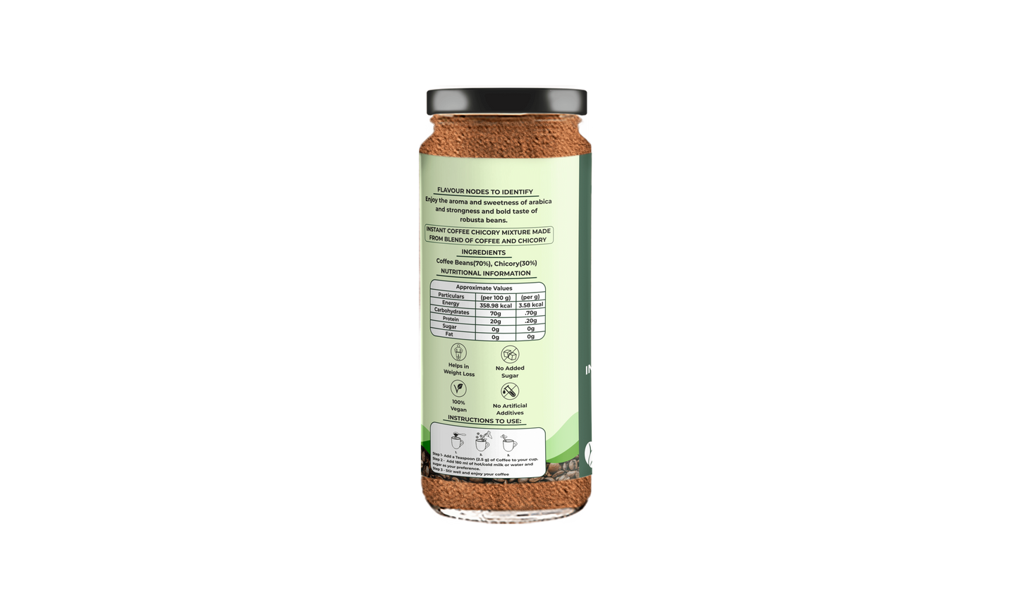Jaipour Coffee Classic Instant Coffee Powder | 75gm Jar