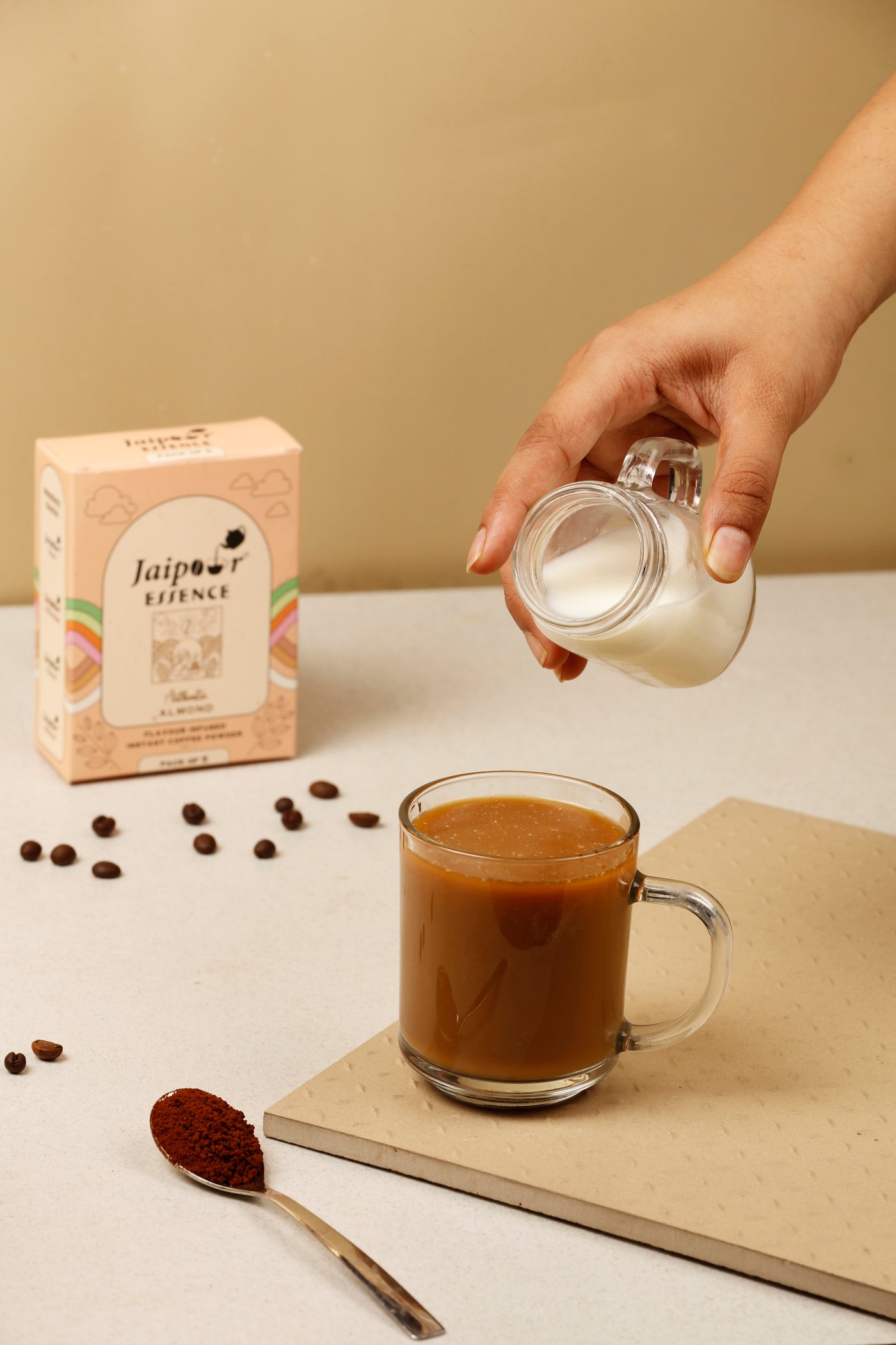 Hazelnut Flavoured Instant Coffee Powder | Pack Of 5 Sachet